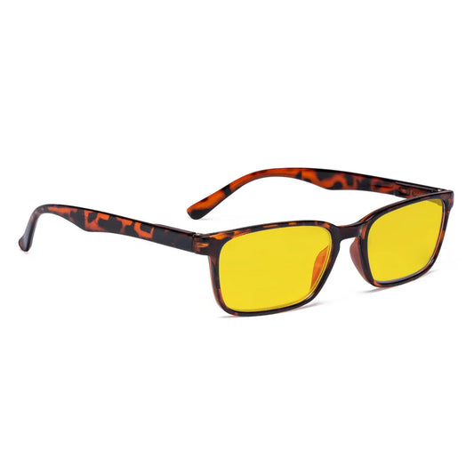 Amber Tinted Blue Light Blocking Glasses Men