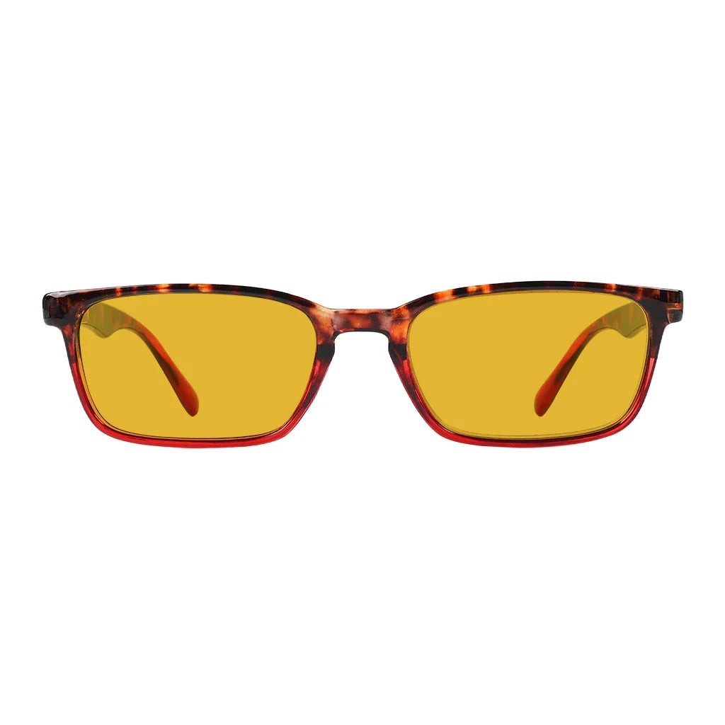 Amber Tinted Blue Light Blocking Glasses Women