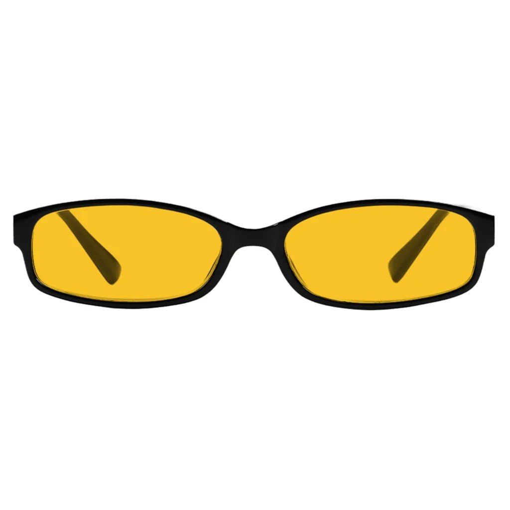 Amber Tinted Patterned Blue Light Blocking Glasses Women