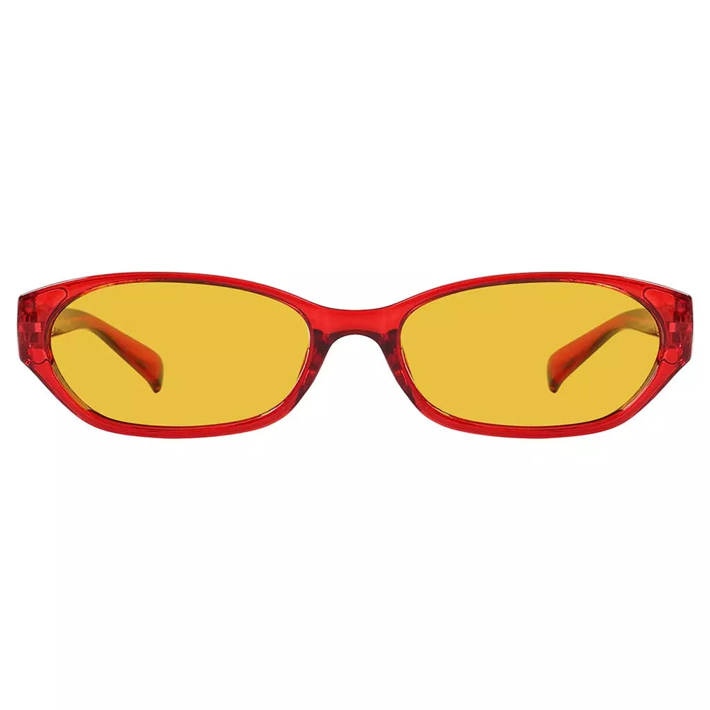 Amber Tinted Blue Light Blocking Reading Glasses Eyeglasses