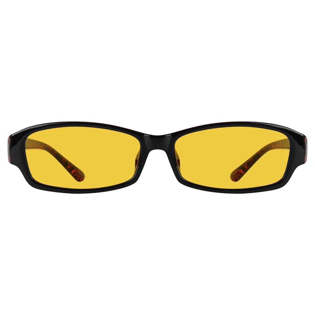Amber Tinted Blue Light Blocking Reading Glasses Women