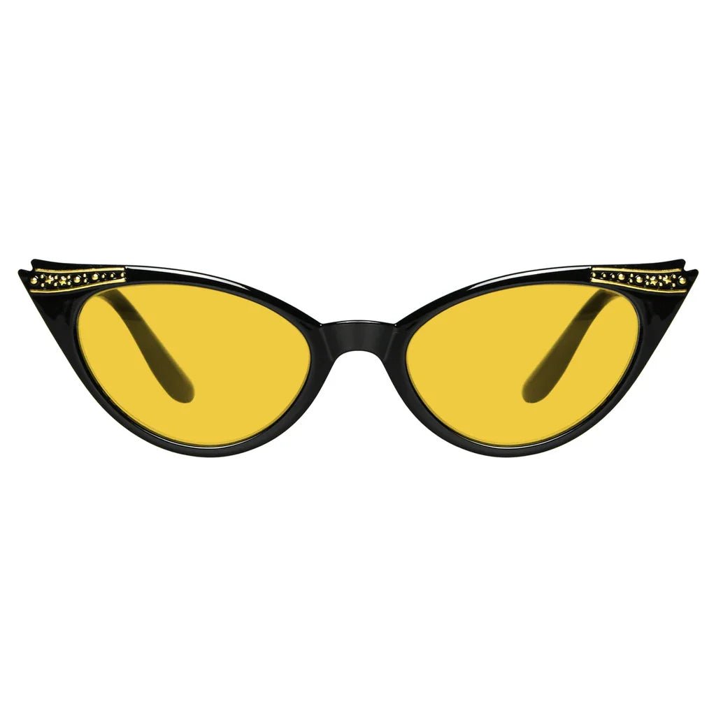 Cat Eye Amber Tinted Patterned Blue Light Blocking Glasses Women