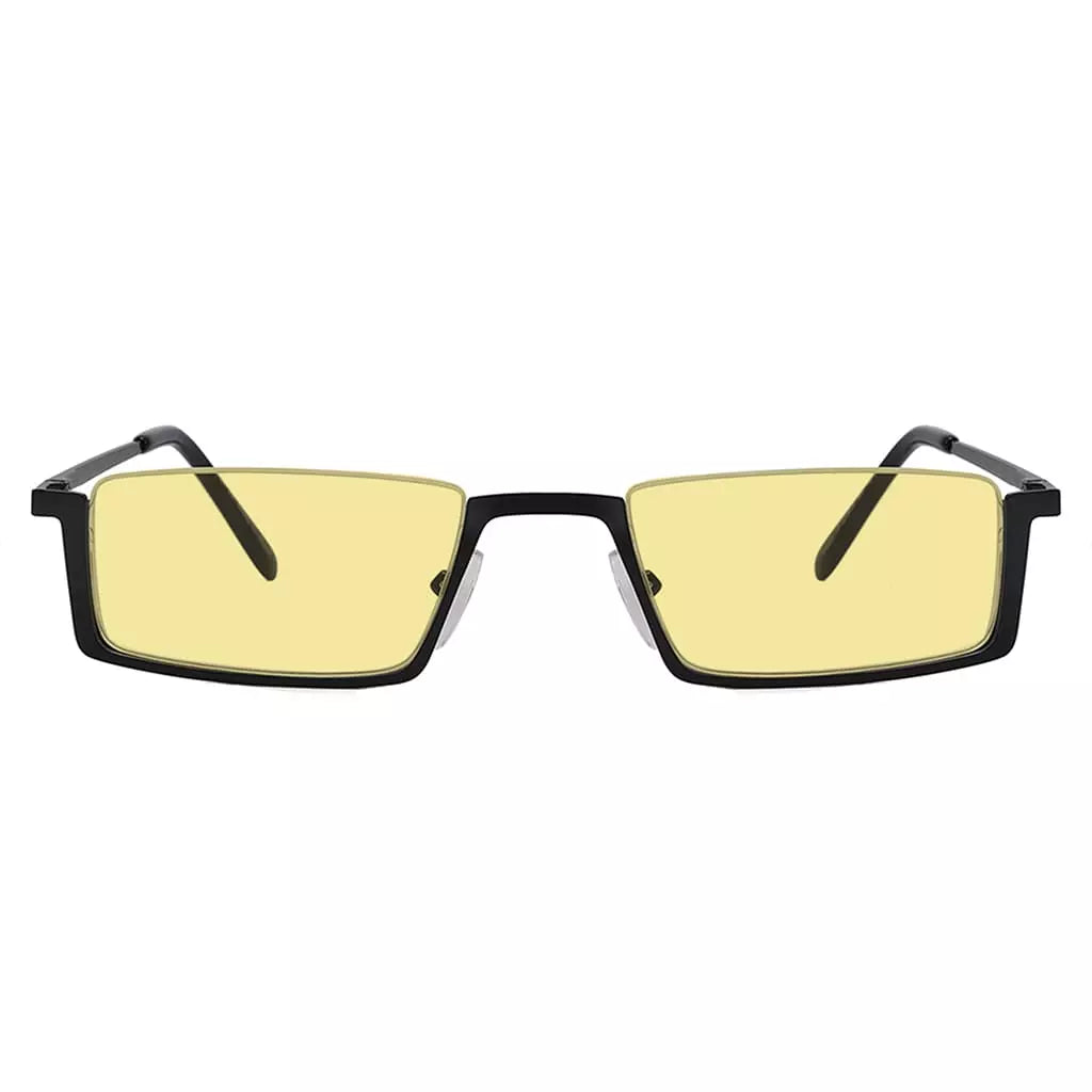 Amber Tinted Half Rim Blue Light Blocking Reading Glasses Men