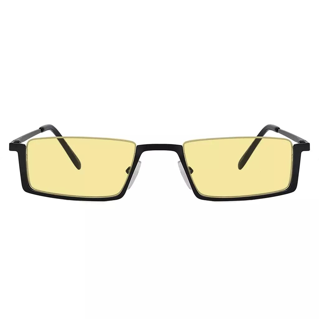 Amber Tinted Half Rim Blue Light Blocking Reading Glasses Men
