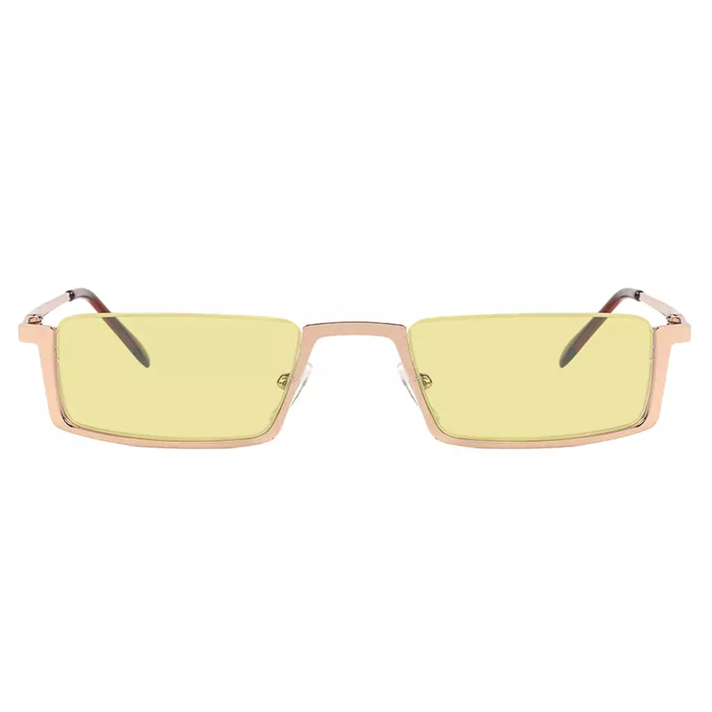 Amber Tinted Half Rim Blue Light Blocking Reading Glasses Men