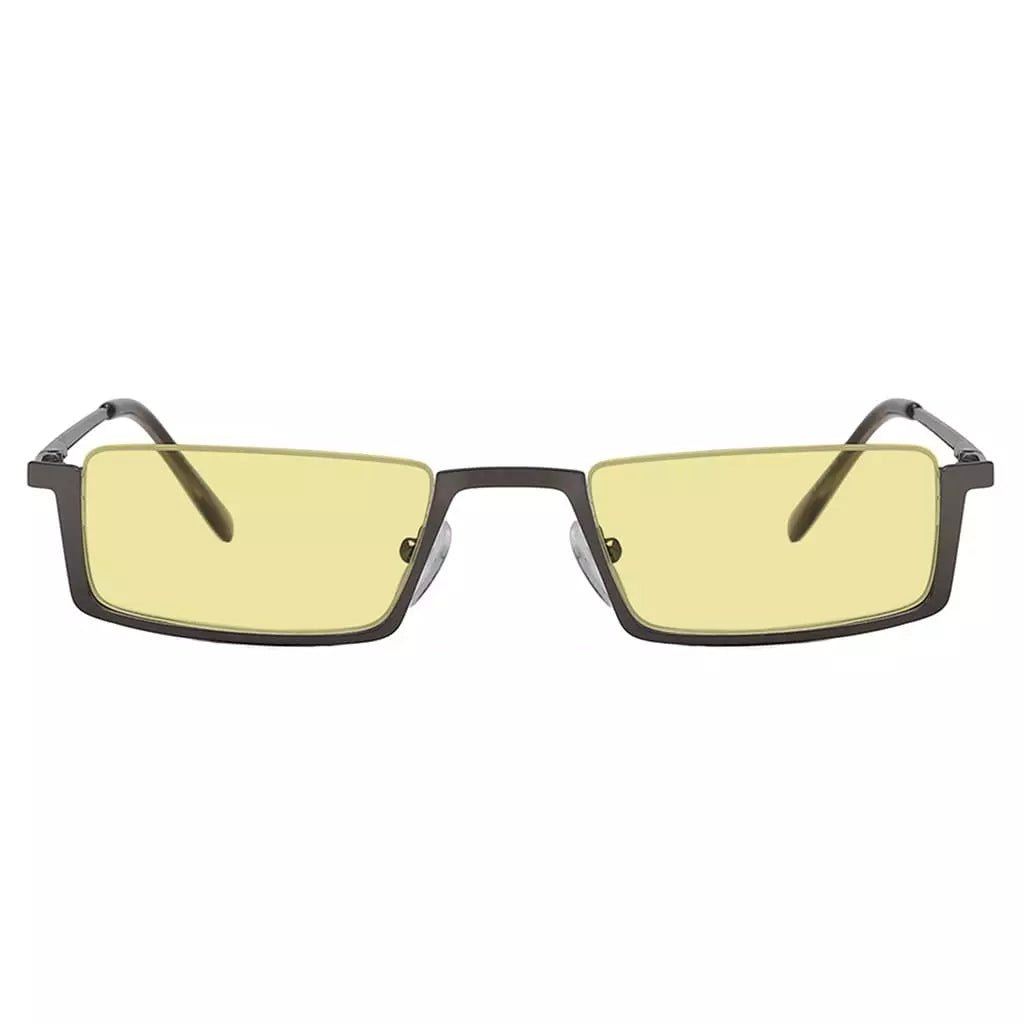 Amber Tinted Half Rim Blue Light Blocking Reading Glasses Men