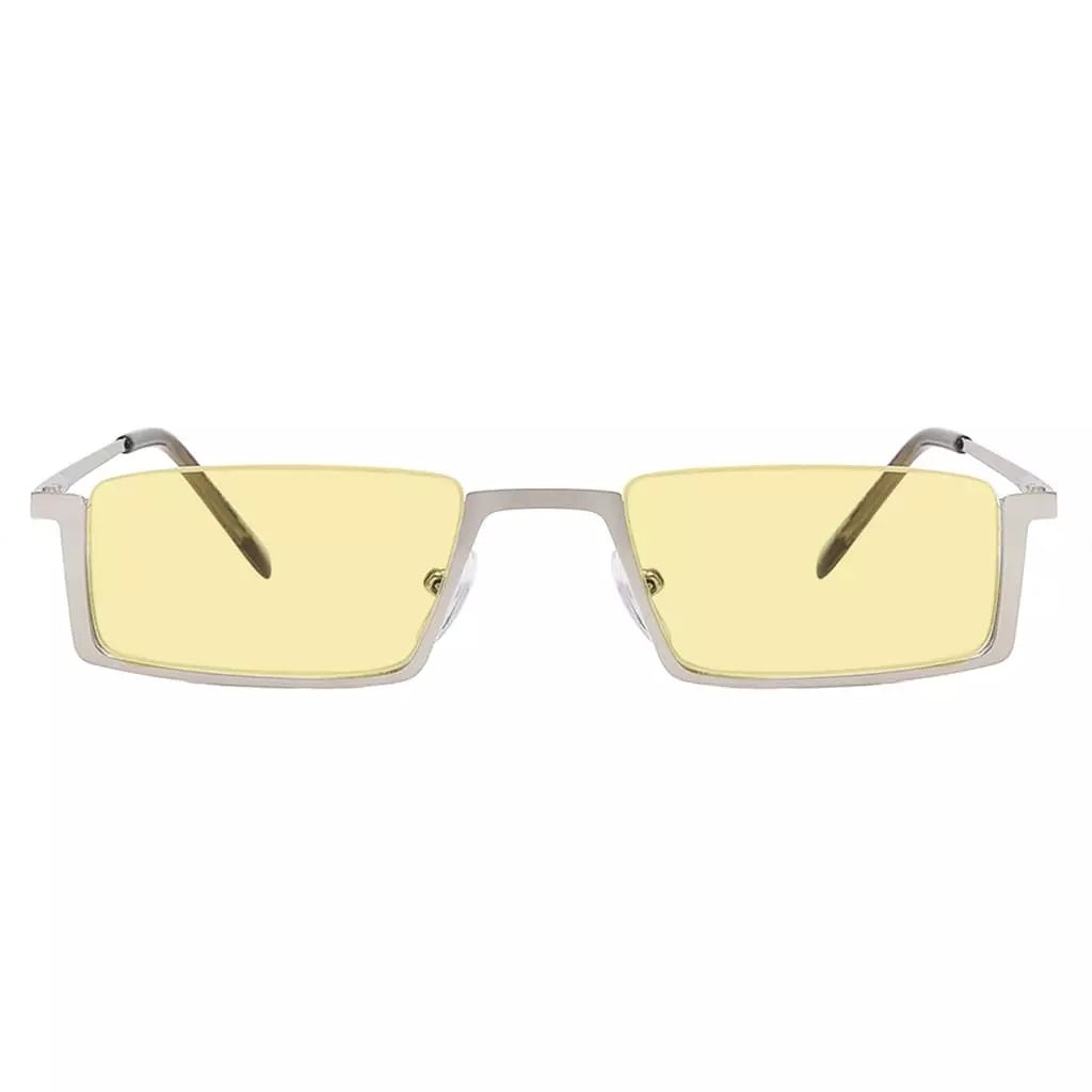 Amber Tinted Half Rim Blue Light Blocking Reading Glasses Men