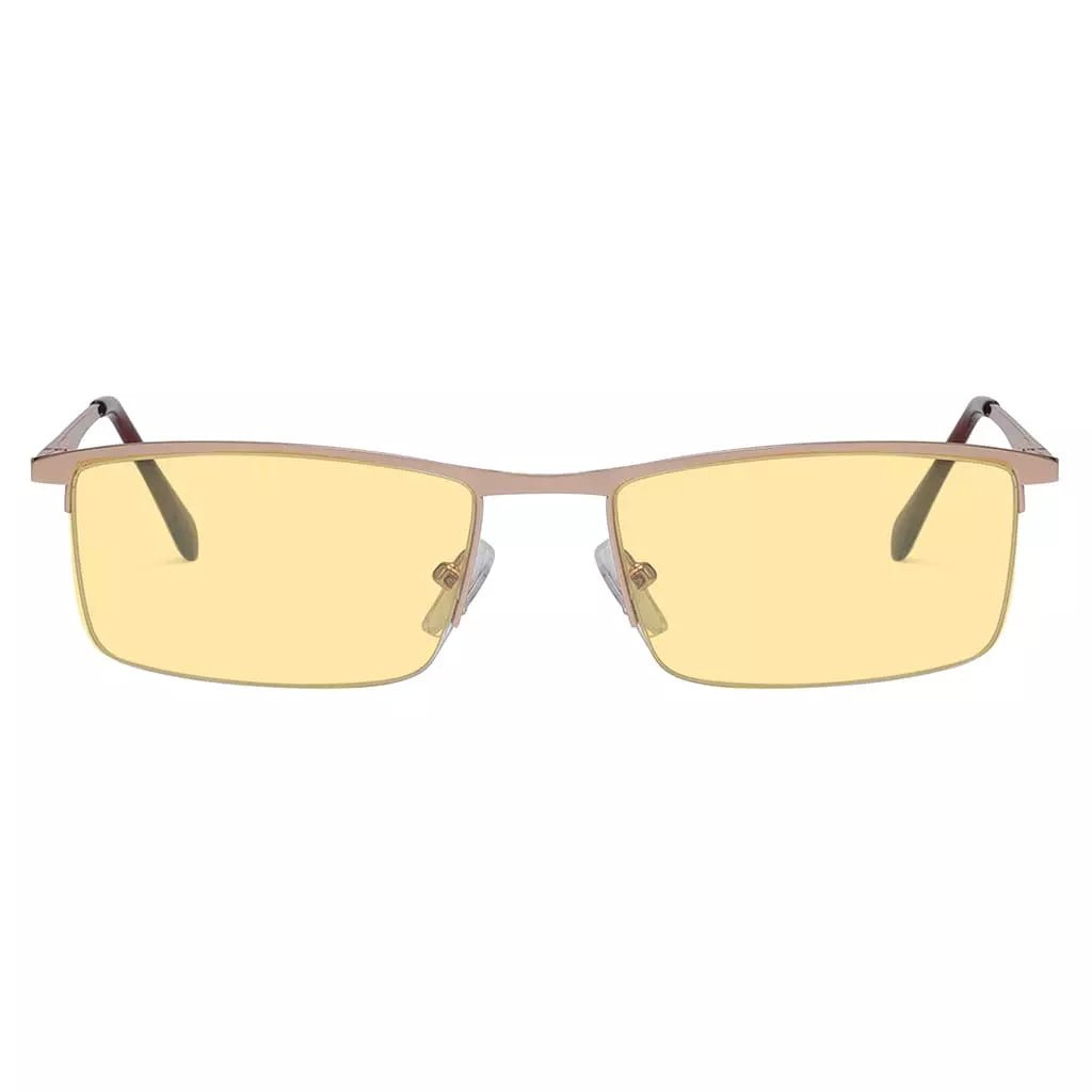 Amber Tinted Blue Light Blocking Eyeglasses Glasses