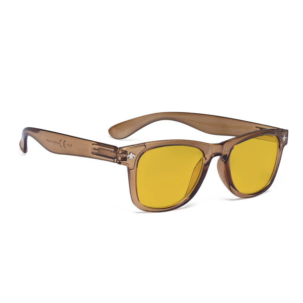 Amber Tinted Bifocal Blue Light Blocking Glasses Women Men
