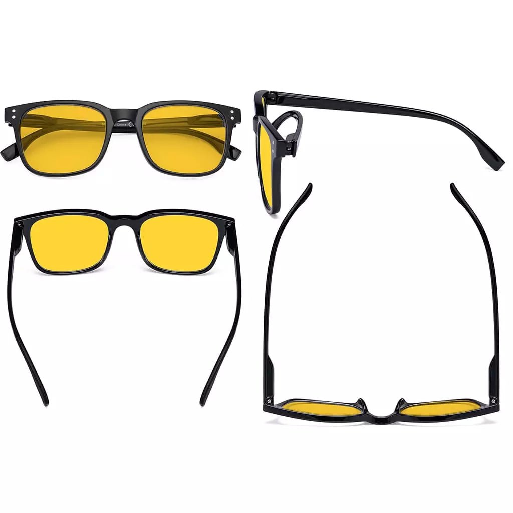 Amber Tinted Blue Light Blocking Glasses Women