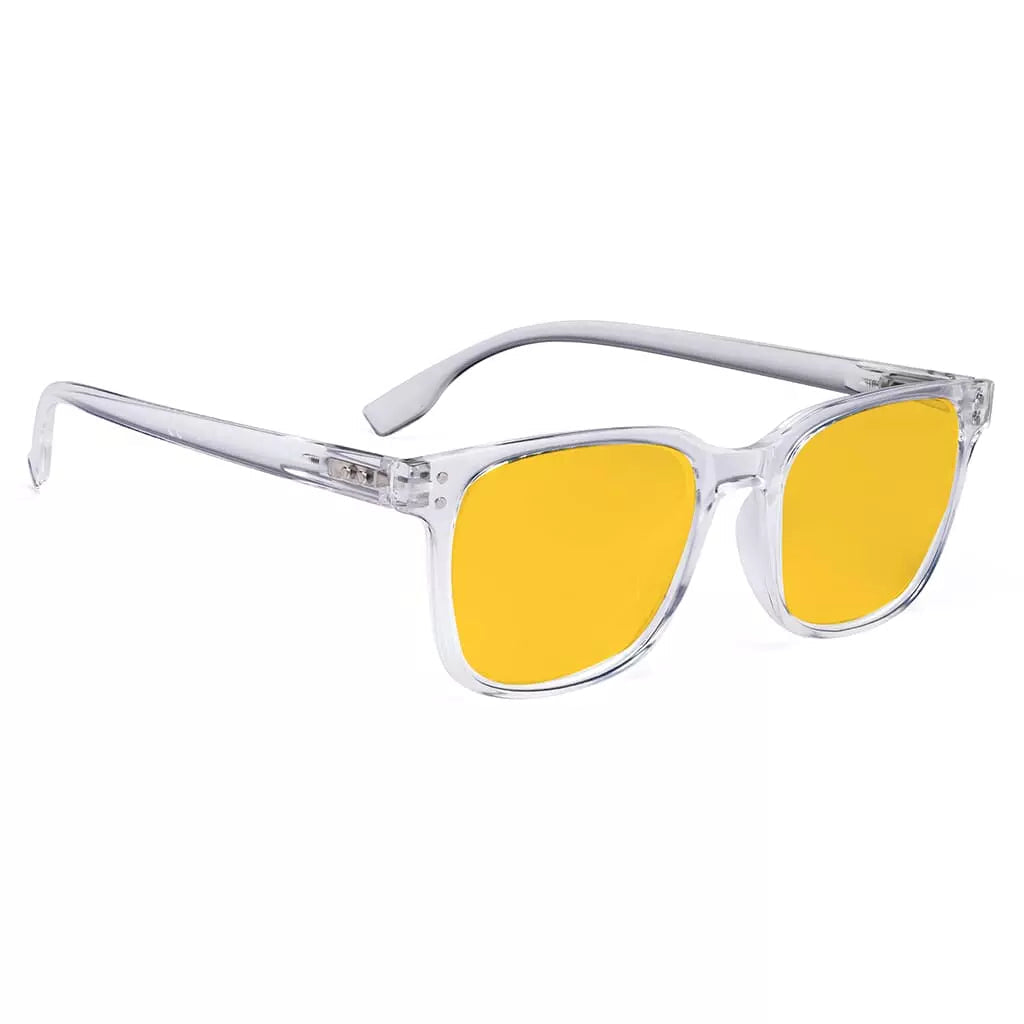 Amber Tinted Blue Light Blocking Reading Glasses Women
