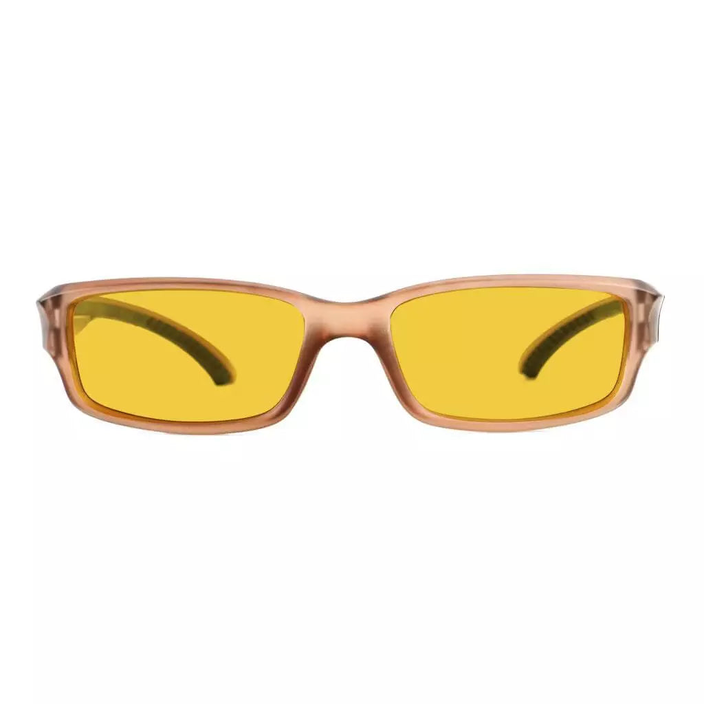Amber Tinted Blue Light Blocking Glasses Women Men
