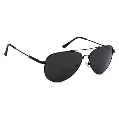 Polarized Bifocal Sunglasses Pilot Wire Rim Women Men