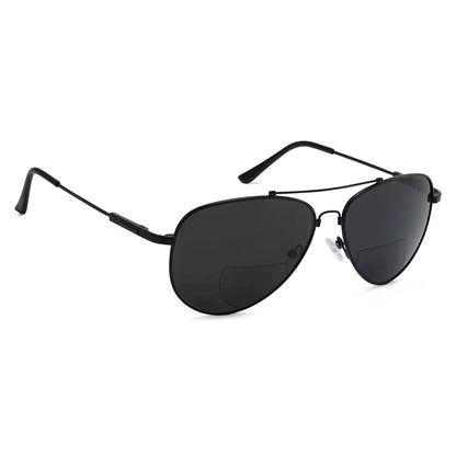 Polarized Bifocal Sunglasses Pilot Wire Rim Women Men