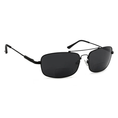 Polarized Bifocal Sunglasses Pilot Wire Rim Men Women