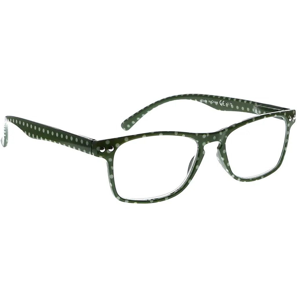 small polka dots reading glasses women
