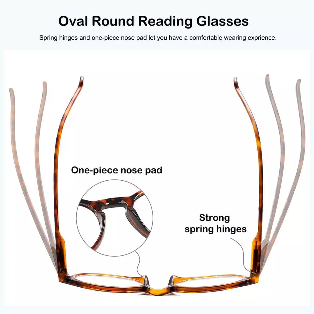 Oval Round Glasses Women