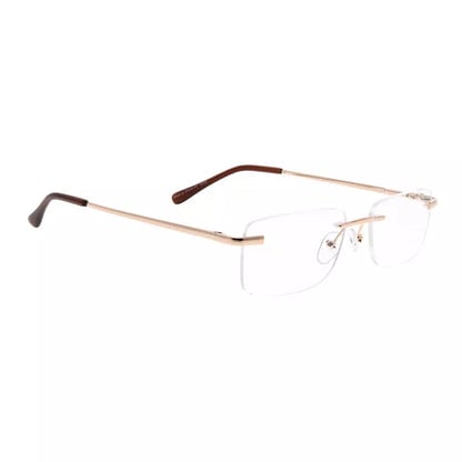 Rimless Reading Glasses for Men Women