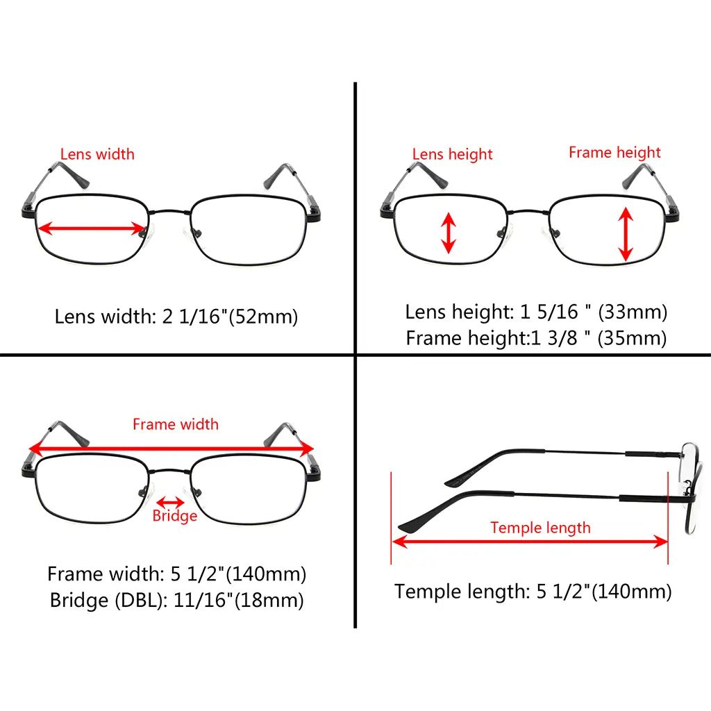 wirerim titanium glasses women men