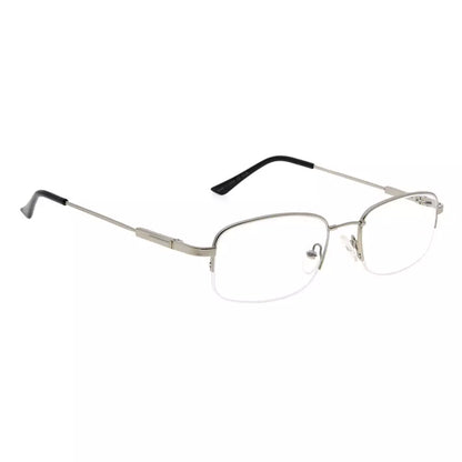 Titanium Half-Rim Reading Glasses Women Men