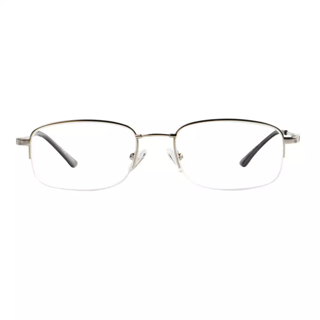 Titanium Half-Rim Reading Glasses Women Men