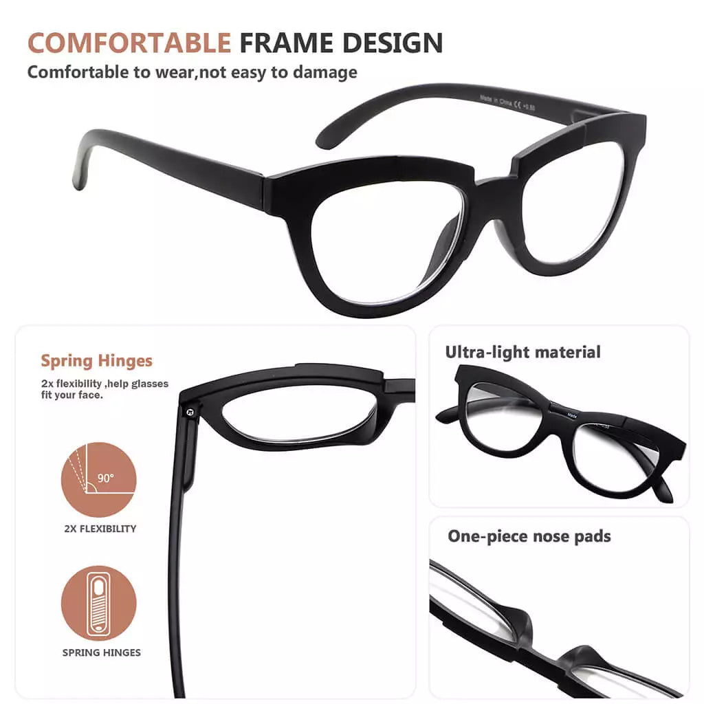 Half Moon Design Glasses Women