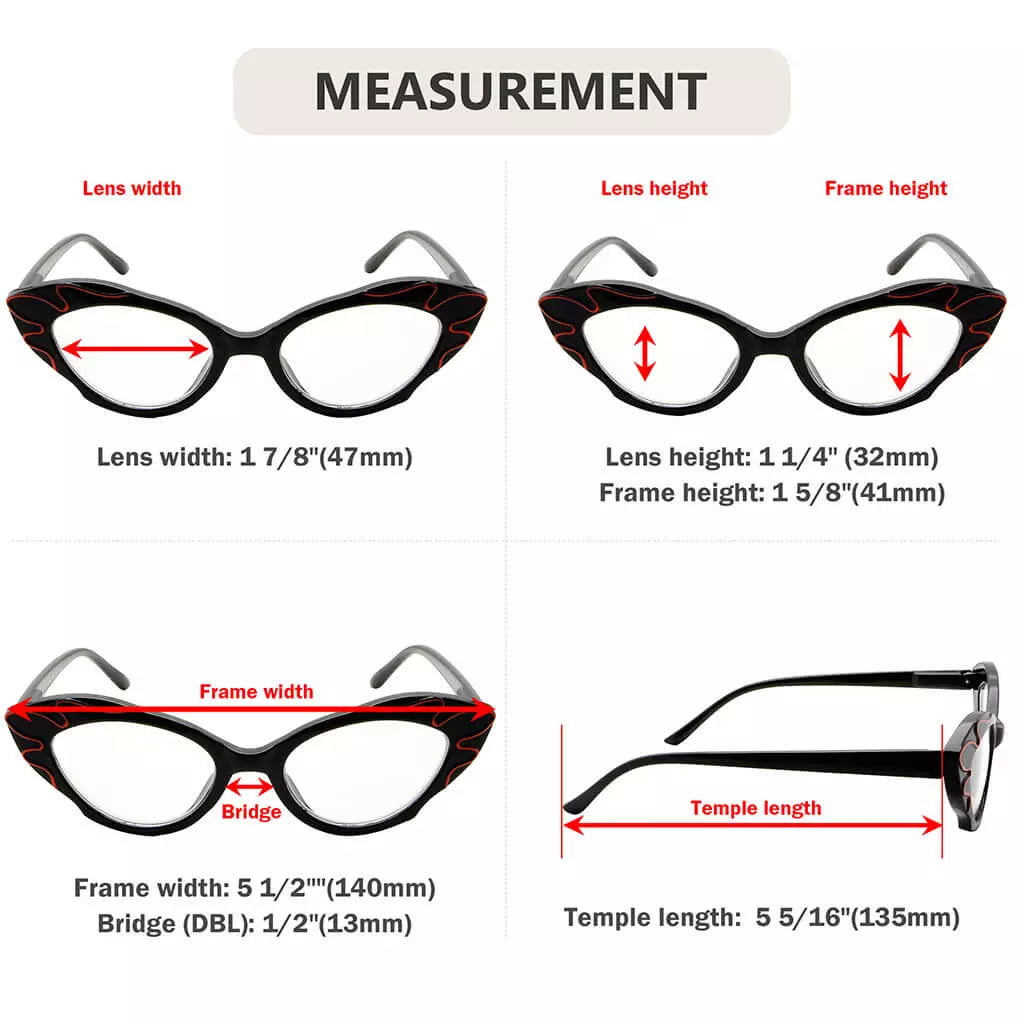 Cat Eye Glasses for Women