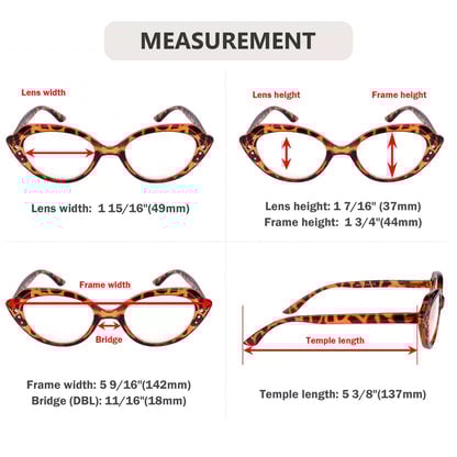 Cat Eye Glasses Women