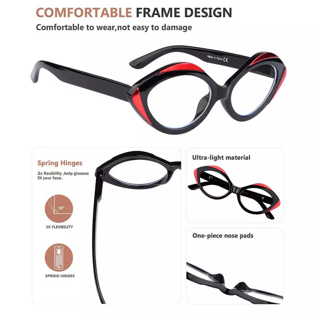 Oval Glasses Women