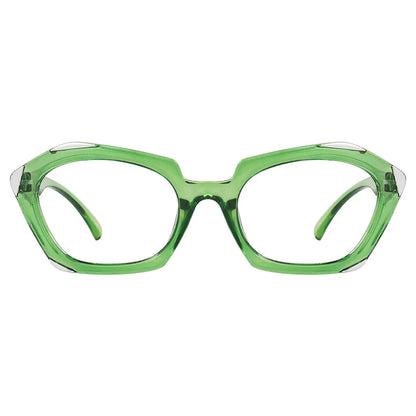 Oval Lens Design Reading Glasses Women with Spring Hinges