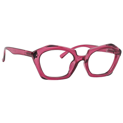 Oval Lens Design Glasses Women with Spring Hinges