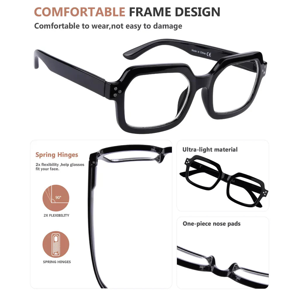 Hexagon Glasses Women