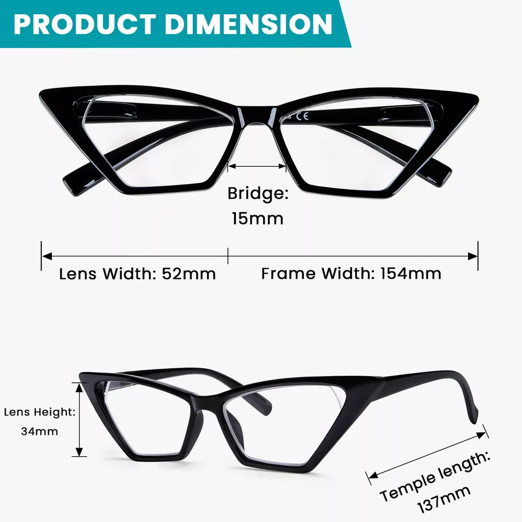 Cat Eye Glasses Women