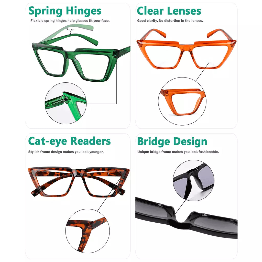 Cat-Eye Reading Glasses Women