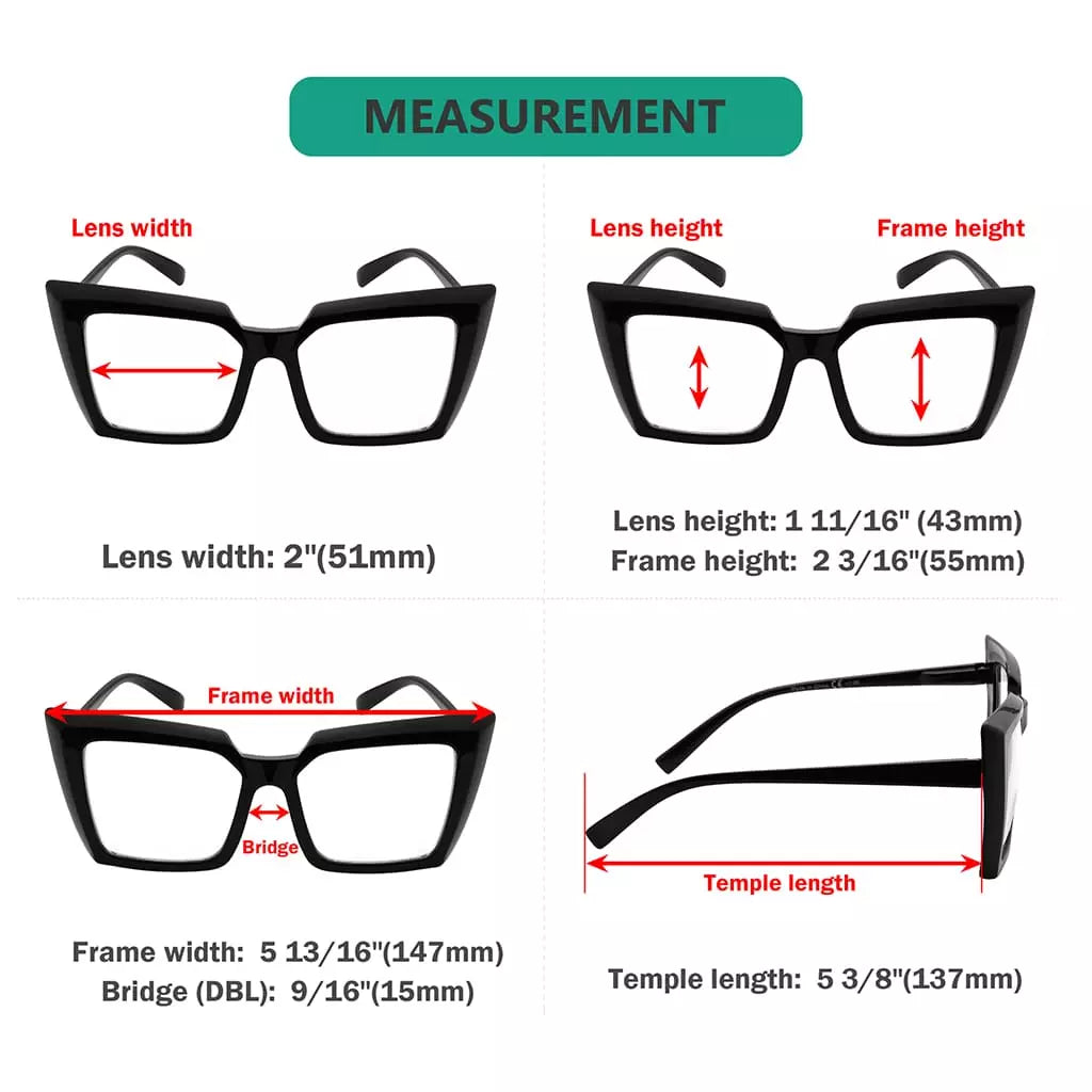 Oversize Reading Glasses Women