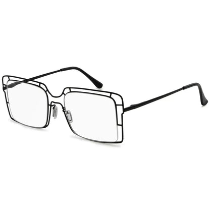 Thin Metal Hollow Frame Reading Glasses For Women