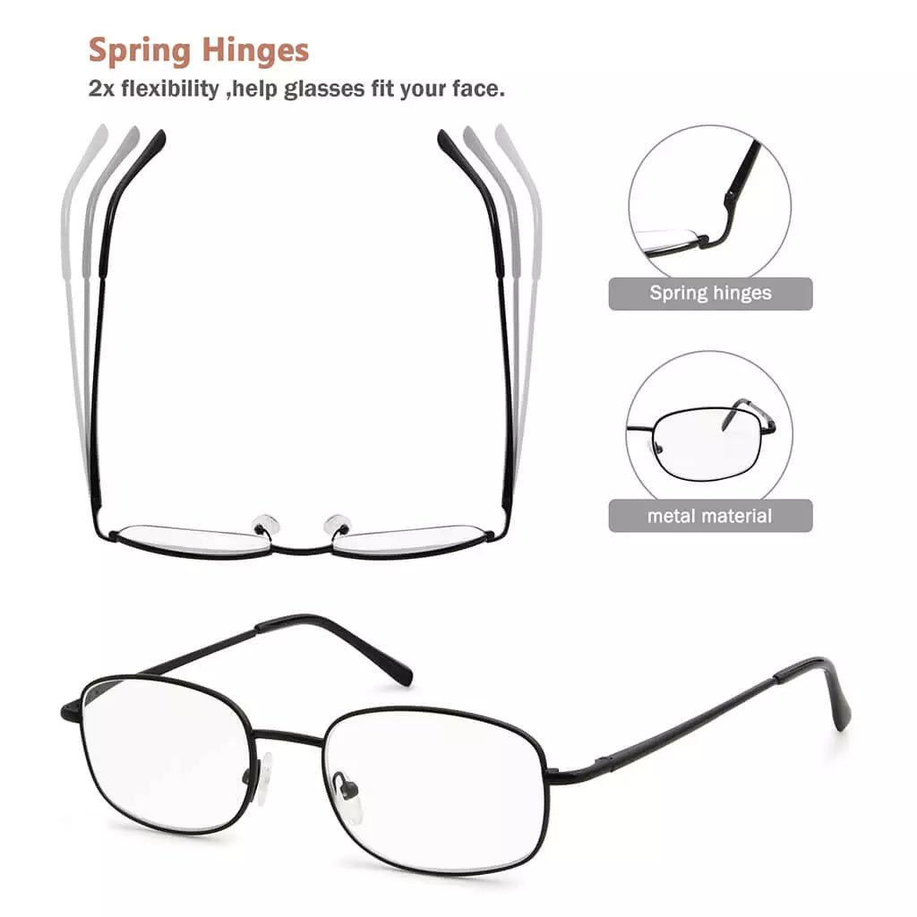 Wirerim Reading Glasses for Men Women 