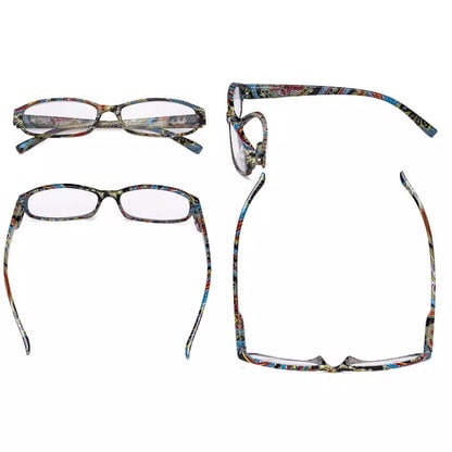 Small Floral Pattern Reading Glasses for Women