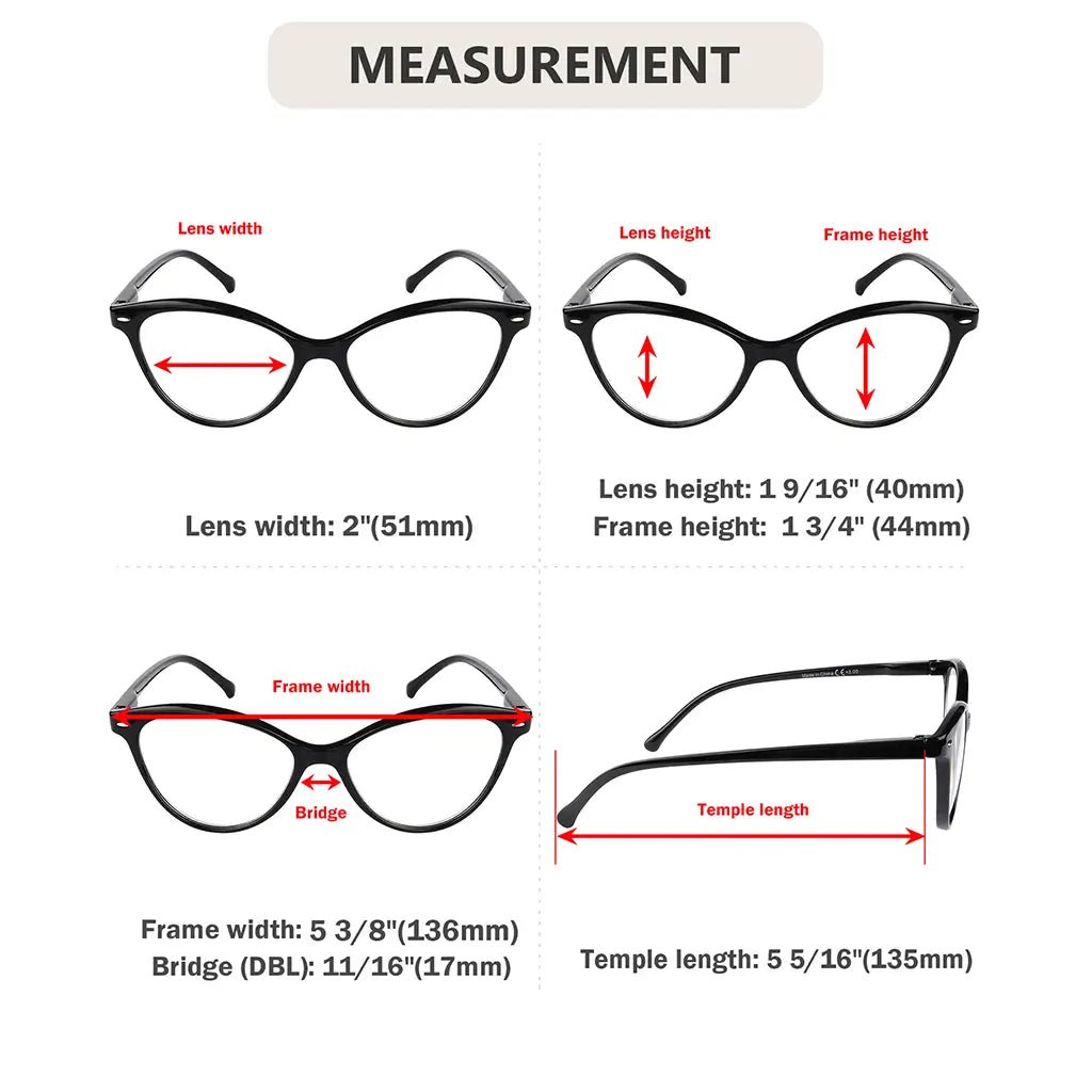 cat-eye reading glasses women