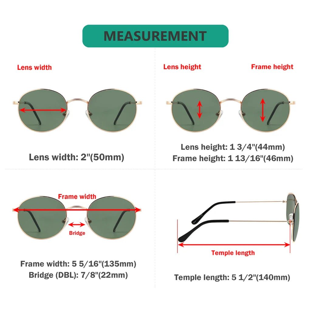 Small Round Polarize Sunglasses Women Men