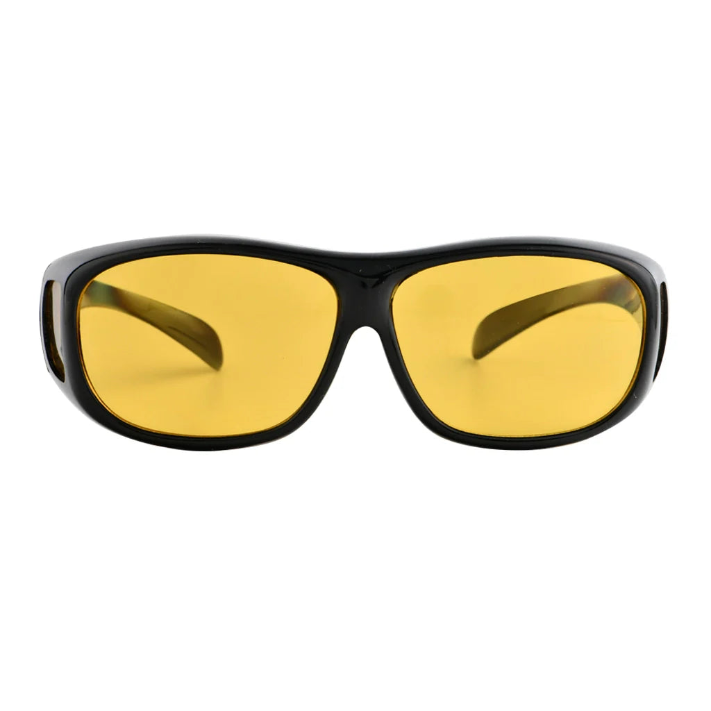 Wraparound Night Driving Vision Glasses Women Men