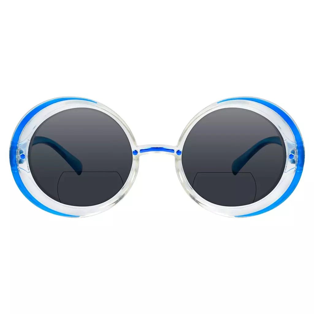 Small Round Oval Bifocal Sunglasses Women