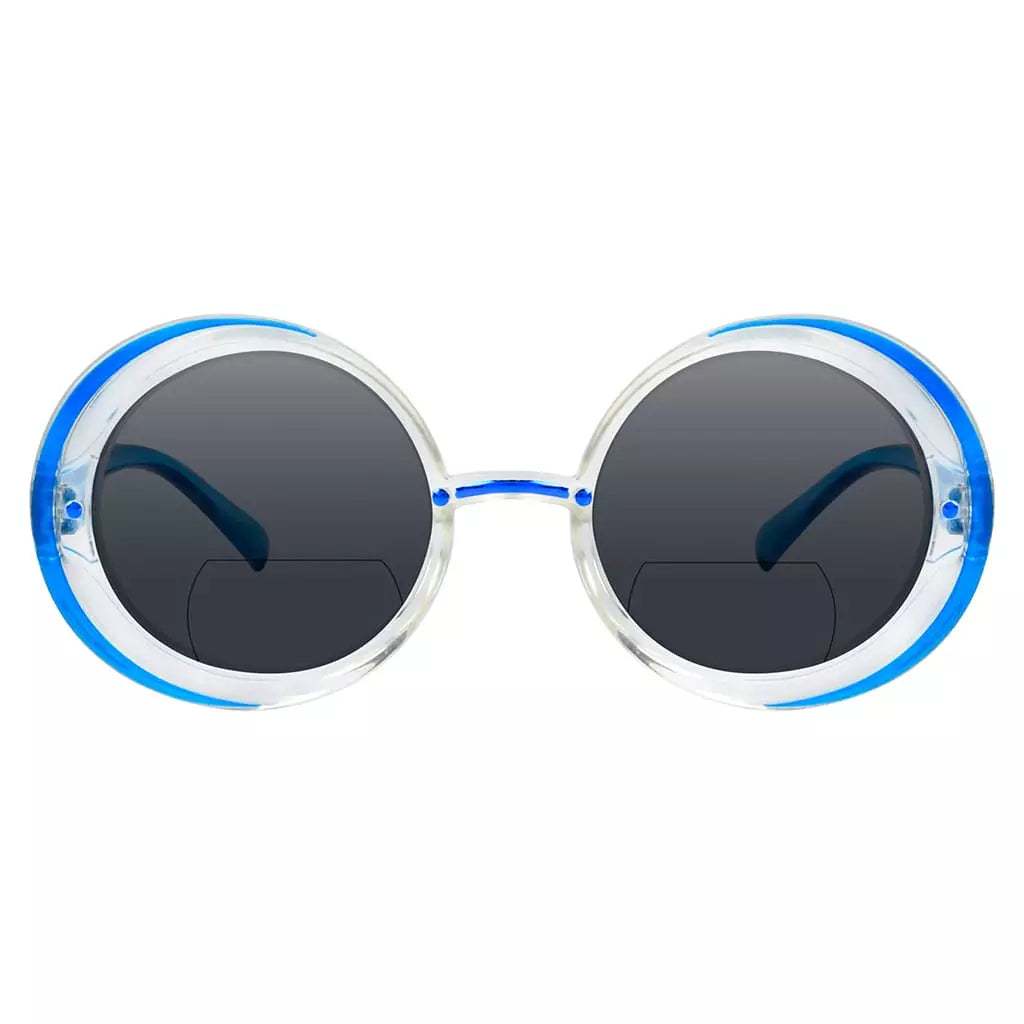 Small Round Oval Bifocal Sunglasses Women