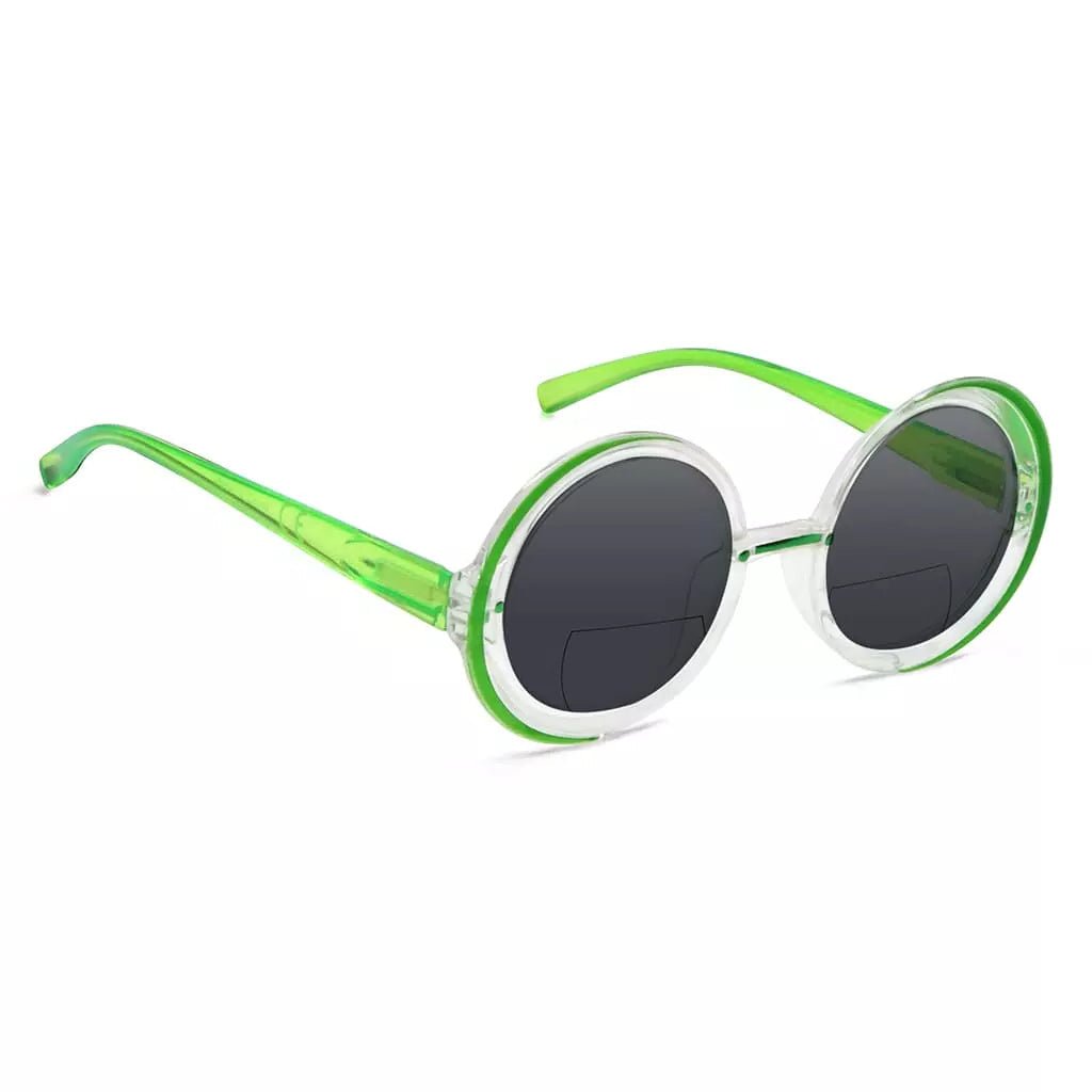 Small Round Oval Bifocal Sunglasses Women