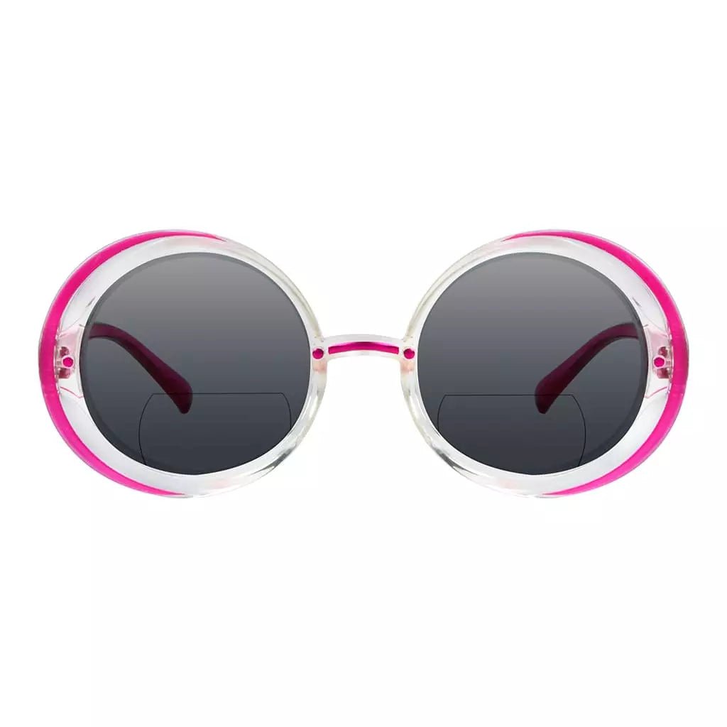 Small Round Oval Bifocal Sunglasses Women