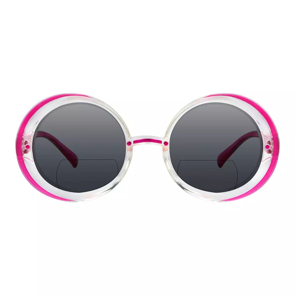 Small Round Oval Bifocal Sunglasses Women