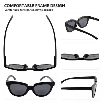 Half Moon Bifocal Sunglasses Women
