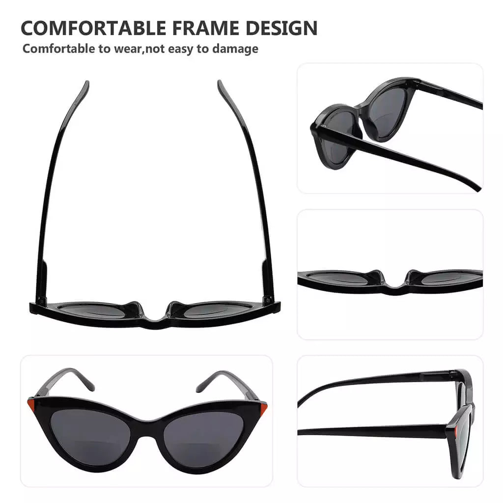 Small Cat-eye Bifocal Sunglasses Women