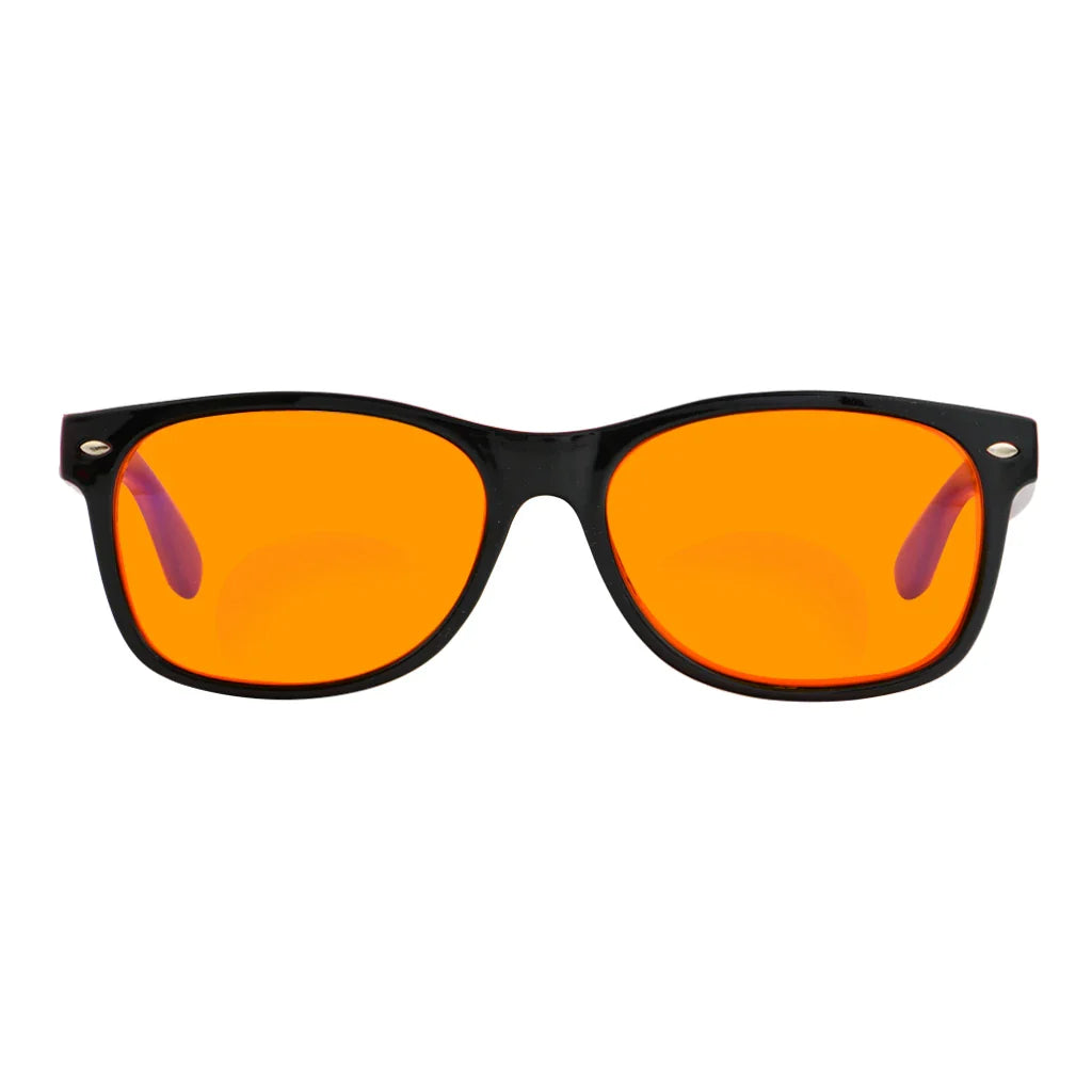 Orange Tinted Blue Blocking Bifocal Readers Women Men