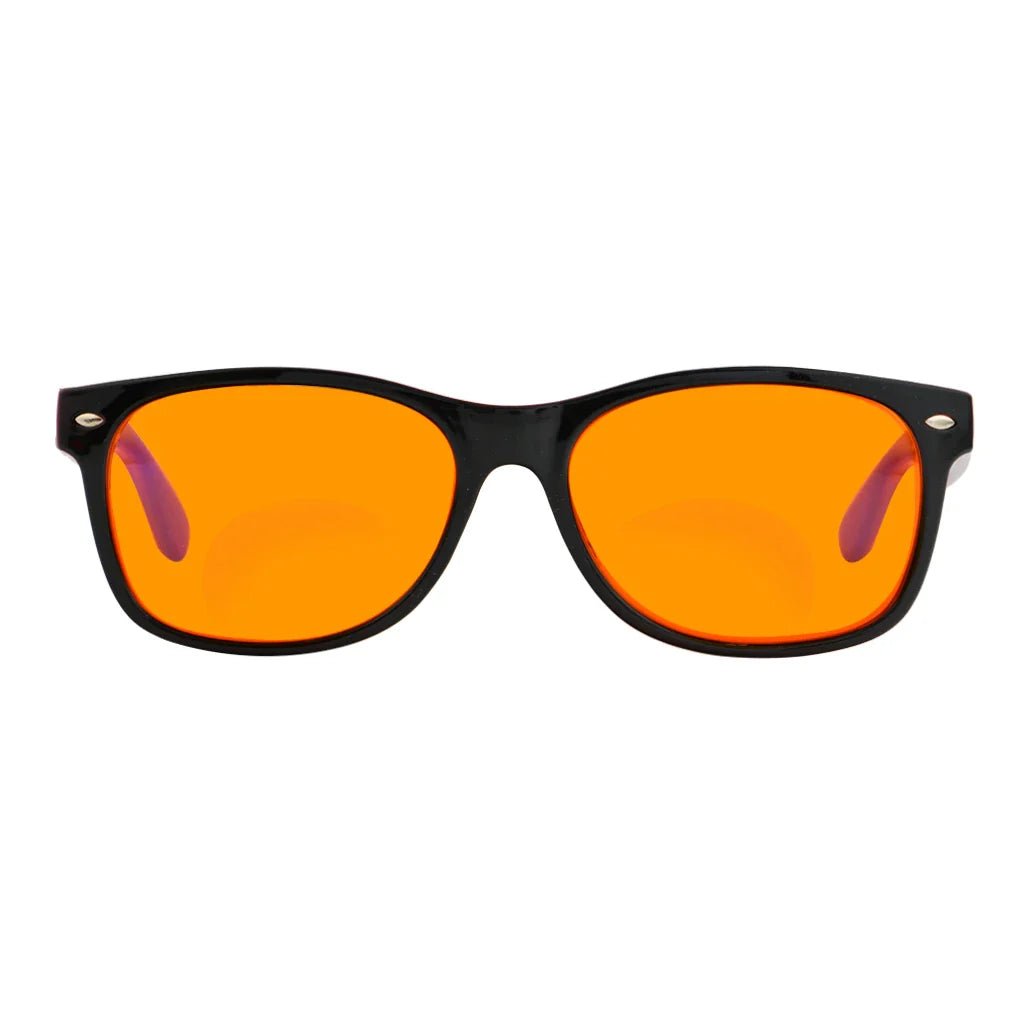 Orange Tinted Blue Blocking Bifocal Readers Women Men